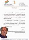 PRESS REALESE BY MP & FORMER UNION MIN. GURUDAS KAMAT ON "COWARDLY ACT" BY A FRUSTRATED & MISGUIDED YOUTH ON NCP.PRESIDENT & UNION AGRICULTURE MIN.SHRI.SHARAD PAWAR IN NEW DELHI TODAY AFTERNOON. PRESS REALESE BY MP & FORMER UNION MIN. GURUDAS KAMAT ON "COWARDLY ACT" BY A FRUSTRATED & MISGUIDED YOUTH ON NCP.PRESIDENT & UNION AGRICULTURE MIN.SHRI.SHARAD PAWAR IN NEW DELHI TODAY AFTERNOON.