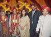 INDUSTRIES,PORTS,EMPLOYMENT & SELF - EMPLOYMENT MINISTER NARAYAN RANE & NILAM RANE SON NITESH RANE WEDDING CEREMONY AT HOTEL GRAND HAYTT KALINA WITH RUTUJA SHINDE IN PRESENCE OF Hon'ble GUEST'S .