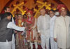 INDUSTRIES,PORTS,EMPLOYMENT & SELF - EMPLOYMENT MINISTER NARAYAN RANE & NILAM RANE SON NITESH RANE WEDDING CEREMONY AT HOTEL GRAND HAYTT KALINA WITH RUTUJA SHINDE IN PRESENCE OF Hon'ble GUEST'S .