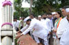All Party Leader's Homage to Krantiveer's on Occasion of Kranti Din at August Kranti Maidan Gawalia Tank.