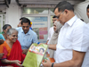 Congress Party Leader Ex.MRCC President Kripashankar Singh Paying Tribute to Indiraji The First Woman Prime Minister of India on her 100th Birth Anniversary at Kurla.