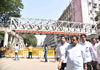 MRCC President Sanjay Nirupam & BMC Opposition Leader visited St. George Hospital & Bridge Collapse Spot CST.