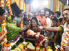 CM & Dy CM Celebrating Chhatrapati Shivaji Maharaj on his Jayanti at Shivneri Fort.