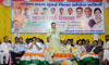 Mumbai Congress President Sanjay Nirupam During South Central Mumbai District Congress Committee at Dharavi. Mumbai Congress President Sanjay Nirupam During South Central Mumbai District Congress Committee at Dharavi.