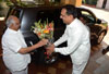 NCP.LEADERS MEETS AT RESIDENCE OF GUARDIAN MIN.JAYANTRAO PATIL AT MAHALAKSHMI.