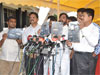 SHIVSENA MLA EKNATH SHINDE PRESS CONFERENCE AT VIDHAN BHAVAN.