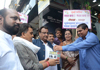 Mumbai Congress President Sanjay Nirupam withTeam Appeal's Mumbaikar's to Help Nepal Earthquake Victims. Mumbai Congress President Sanjay Nirupam withTeam Appeal's Mumbaikar's to Help Nepal Earthquake Victims.