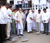 NCP Chief Sharad Pawar with Family on 125th Birth Anniversary of India's 1st Prime Minister Late Pandit Jawarhalal Nehru at Baramati.