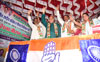 Congress Party Leader Gurudas Kamat during Election Campaign in Mumbai.