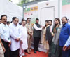 Chief Minister Devendra Fadnavis with team to Swacch Bharat Abhiyaan at CP Office Mumbai.