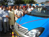 MINISTER.MOHD.ARIF NASIM KHAN INAUGURATED DIRECT TAXI SERVICE FROM DOMESTIC AIRPORT (SANTACRUZ) MUMBAI TO PUNE.