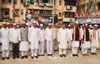 MUMBAI CONGRESS CELEBRATES 125 YEAR OF FOUNDATION OF INDIAN NATIONAL CONGRESS AT MUMBAI TEJPAL HALL.