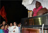 SHIVSENA WORKING PRESIDENT UDHAV THAKRE INUAGURATED SHAHID TUKRAM OMBLE STATUE AT GIRGAON CHOWPATTY.