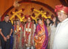 INDUSTRIES,PORTS,EMPLOYMENT & SELF - EMPLOYMENT MINISTER NARAYAN RANE & NILAM RANE SON NITESH RANE WEDDING CEREMONY AT HOTEL GRAND HAYTT KALINA WITH RUTUJA SHINDE IN PRESENCE OF Hon'ble GUEST'S .
