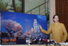 Shiv Sena President Uddhav Thackeray Press Conference at Worli Hotel Blue Sea. Shiv Sena President Uddhav Thackeray Press Conference at Worli Hotel Blue Sea.