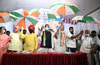 Congress Party Leaders Ex.CM Prithviraj Chavan,MRCC President Bhai Jagtap & Charansingh Sapra in Program at Bhandup.