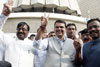 BJP MLA's at Vidhan Bhavan.