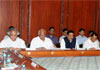 UNION MINISTER SHARAD PAWAR,UNION MINISTER JAYRAM RAMESH,CHIEF MINISTER PRITHVIRAJ CHAVAN,DY.CHIEF MINISTER AJITDADA PAWAR & ALL MINISTER AT SAHIYADRI GUEST HOUSE.