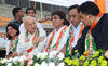 176-Bandra(E) Assembly Constituency Congress-NCP Candidate Narayanrao Rane Central Election Office Inauguration & Rally at Kherwadi Bandra.