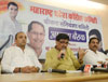 MPCC President Ashokrao Chavan During Press Conference at Gandhi Bhavan.