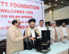Eid Milan by Unity Foundation in Chief Presence of Honble Syedna Mohd.Musawi SB.at Islam Gymkhana.