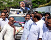 PWD & TOURISM MINISTER CHAGAN BHUJBAL ON HIS 65th BIRTHDAY CELEBRATED IN MUMBAI AT RAMTEK BUNGALOW.