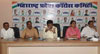 MPCC President Ashokrao Chavan during Meeting at Gandhi Bhavan.
