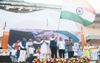 Chief Minister Devendra Fadnavis At Tiranga Ekta Rally with thousands of citizens and karyakartas at Kamgar Maidan, Mumbai.