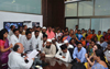 EX.UNION MINISTER & MP.GURUDAS KAMAT AT D.N.NAGAR ANDHERI OFFICE.