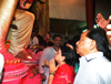 MINISTER NARAYNRAO RANE WITH FAMILY AT LALBAUGH RAJA.
