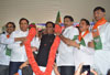 Newly Appointed BJP State President Raosaheb Danve-Patil Taking Charge at BJP State Office Nariman Point. Newly Appointed BJP State President Raosaheb Danve-Patil Taking Charge at BJP State Office Nariman Point.