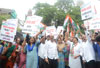 Mumbai Congress Protest Against Minister Vinod Tawade Submitted Fake Degree Qualification at Azad Maidan.