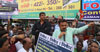 Mumbai Congress Protest against BJP- Shivsena Govt. at Malad Mumbai.