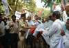 Mumbai Congress Protest Against Sakshi Maharaj Remark on Rahul Gandhi.