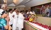 Mumbai Congress Leader's Paying Tribute to 1st Prime Minister Of India Late.Pandit Jawaharlal Nehru & Karntiveer Lahuji Salve on their Birth Anniversary at Rajiv Gandhi Bhavan.