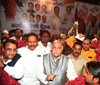 Newly Elected MLC Bhai Jagtap Felicitation in Chief Presence of CWC Member AICC Gen. Sec.Ex.MP Gurudas Kamat at Andheri D.N.Nagar Centre.