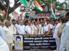 Mumbai Congress SC cell Dept Protest Rally against BJP MLA Ravindra Chavan at Dharavi.