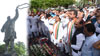Maharashtra State Congress & Mumbai Congress Leader's Paying Homage to Bharat Ratna Late.Prime Minister Rajiv Gandhi on his 72nd Birth Anniversary at Cooperage Maidan. Maharashtra State Congress & Mumbai Congress Leader's Paying Homage to Bharat Ratna Late.Prime Minister Rajiv Gandhi on his 72nd Birth Anniversary at Cooperage Maidan.