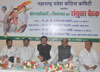 CONGRESS LEADERS MEETS AT GANDHI BHAVAN .