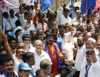 Govansh Hatyabandi Virodhat RPI Protest Morcha in Chief Presence of RPI Leader MP.Ramdas Athawale at Collector Office Bandra. Govansh Hatyabandi Virodhat RPI Protest Morcha in Chief Presence of RPI Leader MP.Ramdas Athawale at Collector Office Bandra.