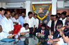 RPI PRESIDENT & EX.M.P.RAMDAS ATHAWALE TOOK CHARGE OF PEOPLE'S EDUCATION SOCIETY'S PRESIDENT AT SIDDHARTH COLLAGE ANAND BHAVAN FORT.