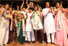 "RASHTRAVADI YUVATI CONGRESS" FOUNDATION DAY & RASHTRAVADI CONGRESS 13th ANNIVERSARY FOUNDATION DAY CELEBRATED AT SHANMUKHANAND HALL ON OCCASION PRESIDENT & UNION MINSITER SHARAD PAWAR.