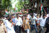 MRCC President Sanjay Nirupam Protest for Hawkers at Malad.