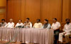 Chief Minister Devendra Fadnavis with his Team during Press Conference at Sahyadri Guest House. Chief Minister Devendra Fadnavis with his Team during Press Conference at Sahyadri Guest House.