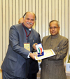 MP.& EX-Union Minister Gurudas Kamat is Awarded Gold Medal at the hands of President of India Pranab Mukherjee at Vigyan Bhavan New Delhi on Occasion Central Minister Sushilkumar Shinde. MP.& EX-Union Minister Gurudas Kamat is Awarded Gold Medal at the hands of President of India Pranab Mukherjee at Vigyan Bhavan New Delhi on Occasion Central Minister Sushilkumar Shinde.