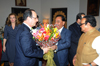 French President Hollande meets Maharashtra Governor K.SANKARNARAYANAN at Raj Bhavan. French President Hollande meets Maharashtra Governor K.SANKARNARAYANAN at Raj Bhavan.