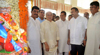 Ex.Chief Minister Sushilkumar Sinde for Ganpati Bappa Darshan at Ex.Mumbai Congress President Kripashankar Singh Residence.