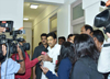 MPCC President & MP Ashokrao Chavan During Press Conference at Chheda Sadan Near Eros Cinema.