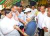 Ex.MoS South Mumbai Congress Leader Milind Deora Jansampark Abhiyaan at Byculla Reayrd & Mazagaon.