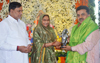 MRCC President Sanjay Nirupam for Ganpati Bappa Darshan at Ex.Mumbai Congress President Kripashankar Singh Residence.